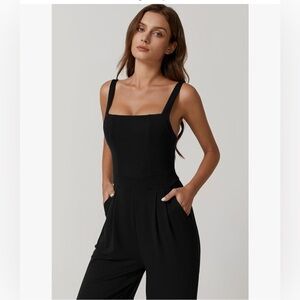 NWT Elegant Black Jumpsuit-S